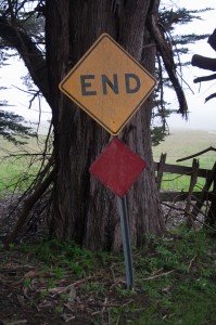 End of road